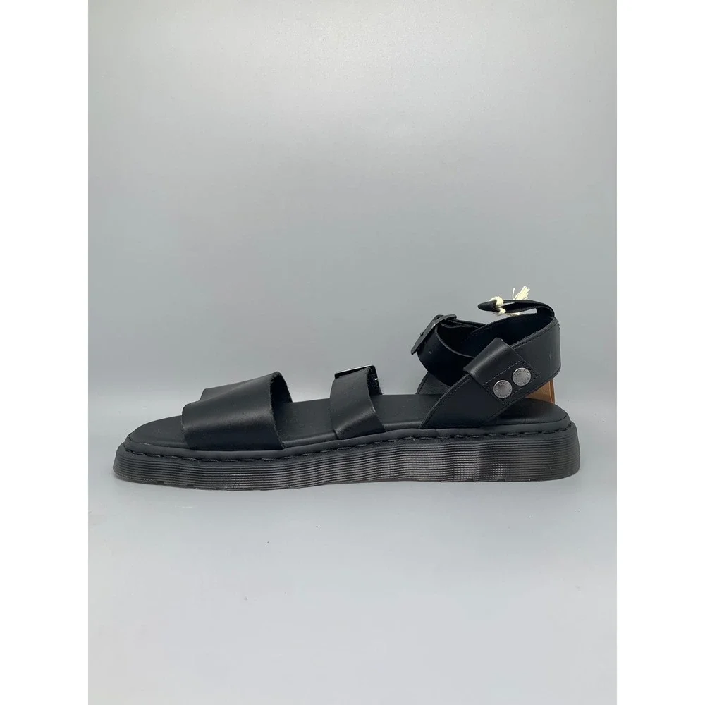 Dr. Martens Gryphon Black Leather Gladiator Sandals Men's Sz 14 NWT
